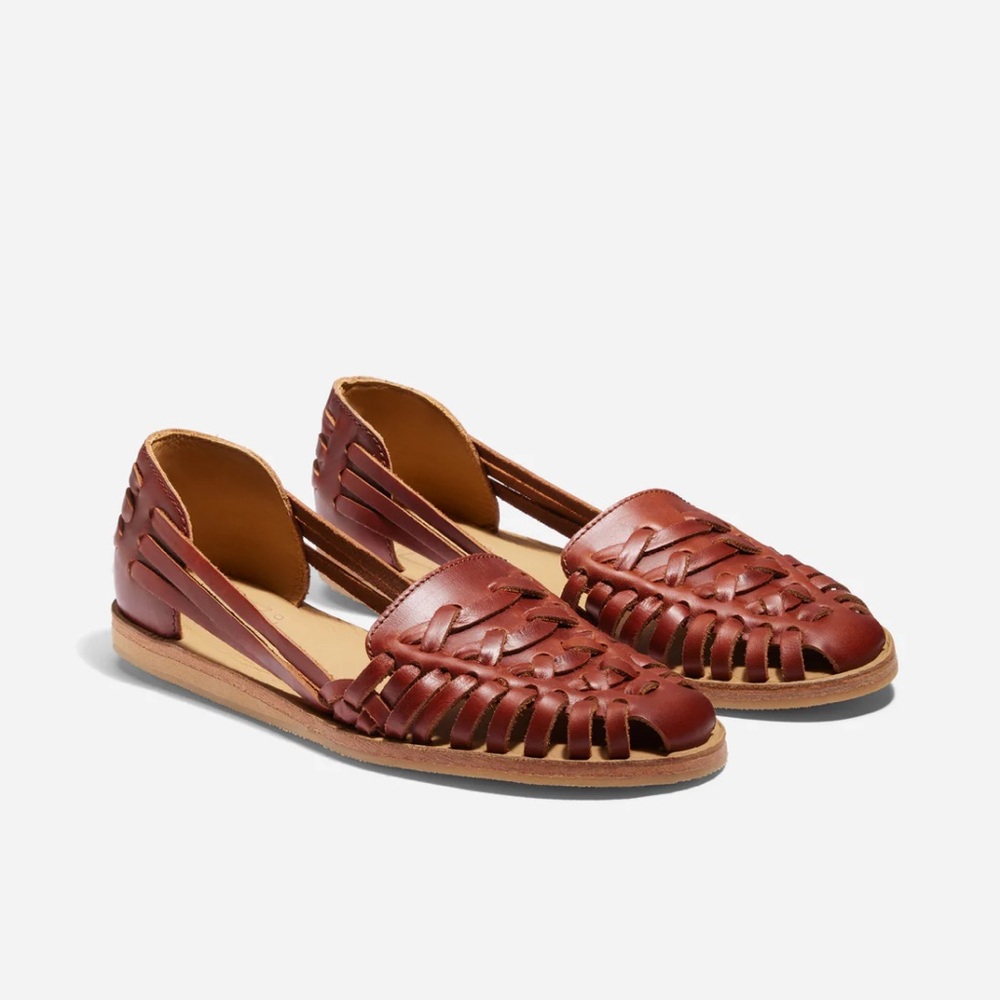 Nisolo Huarache Brown Leather Sandals
